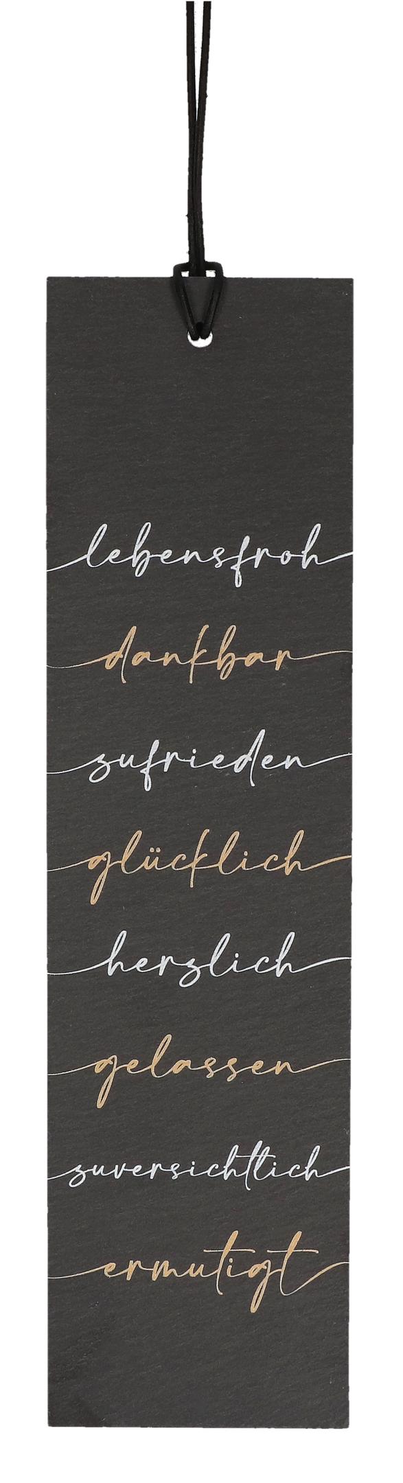 Schiefertafel - Affirmationen