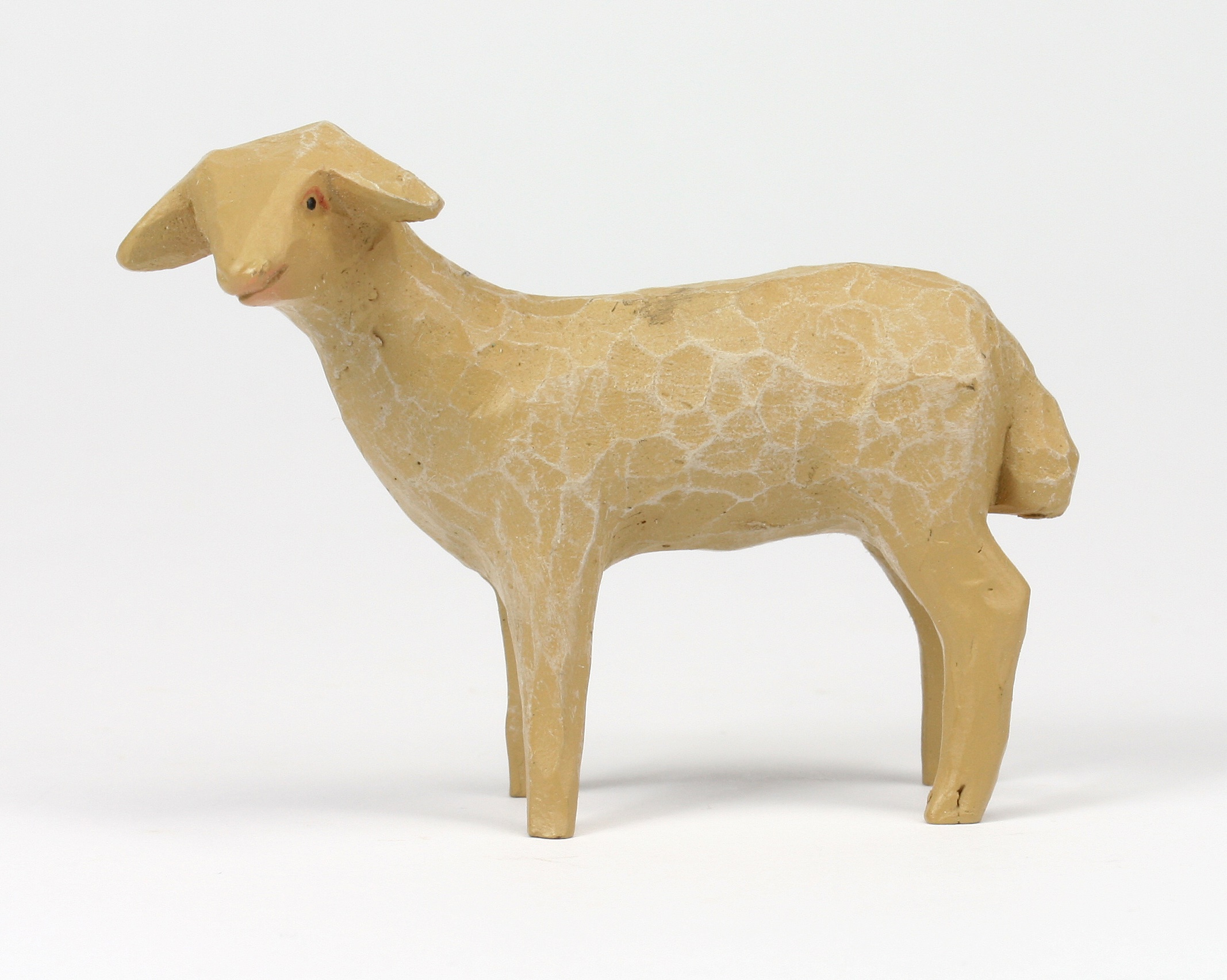 Gelenberg-Krippe - Schaf stehend linksschauend - 18 cm