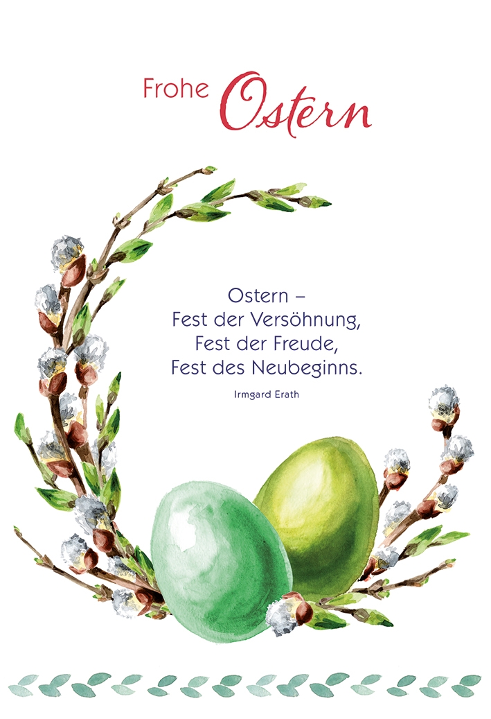Karte zu Ostern - Fest der Versöhnung Karte zu Ostern - Fest der Versöhnung