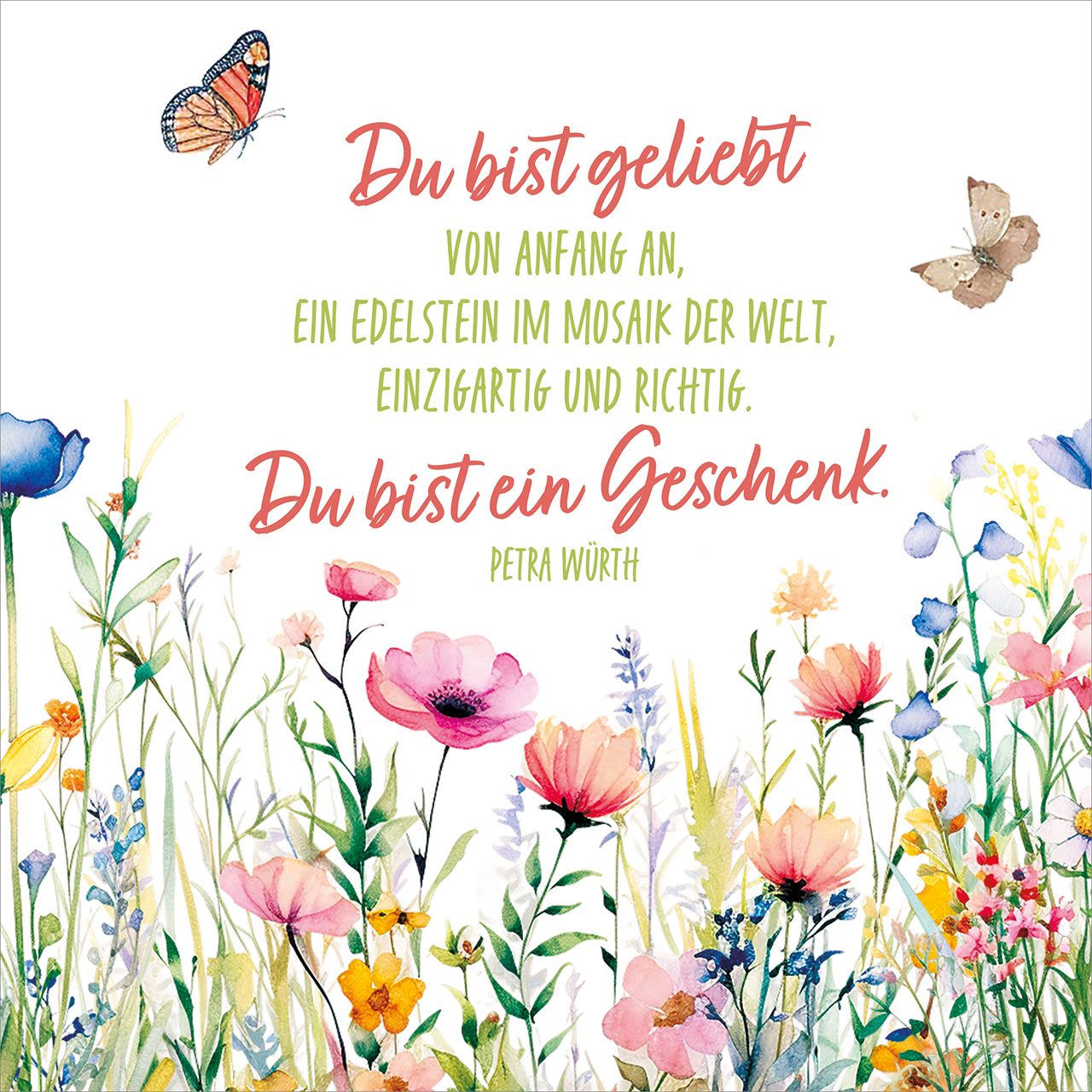 Servietten – Du bist ein Geschenk