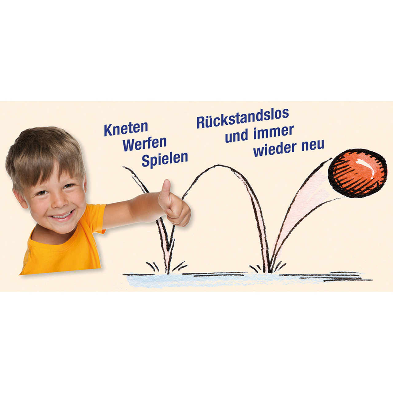 Hüpf-Knete- Mutig & Stark
