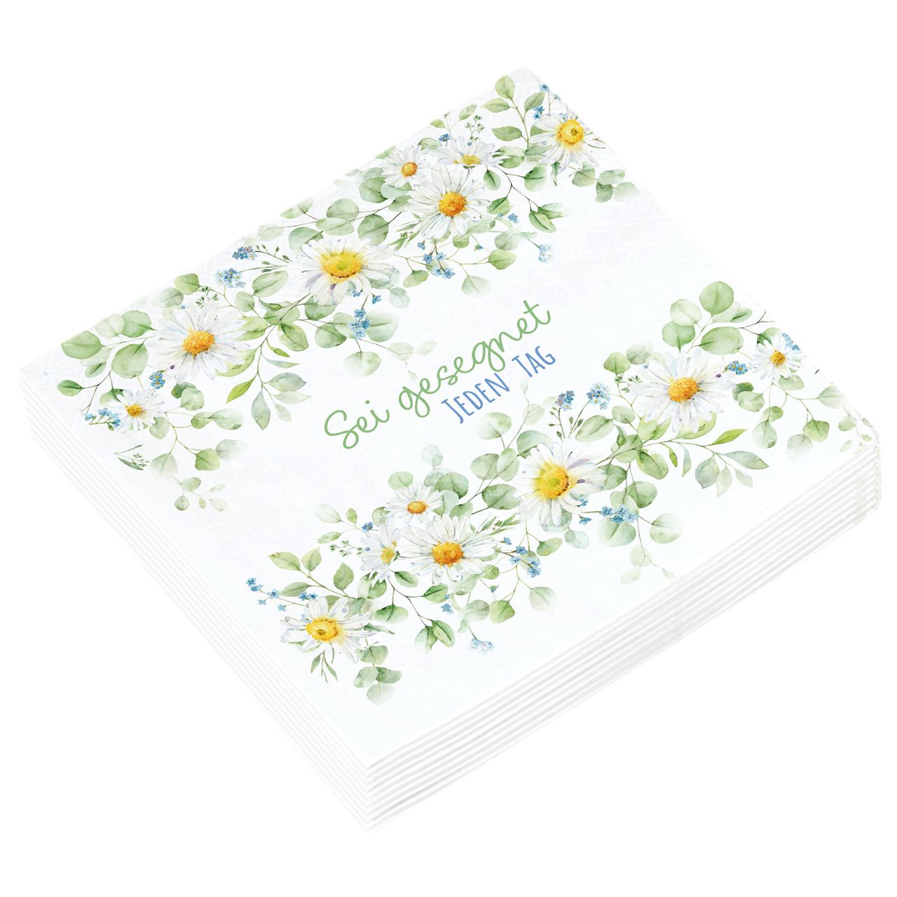 Servietten – Herzlich willkommen