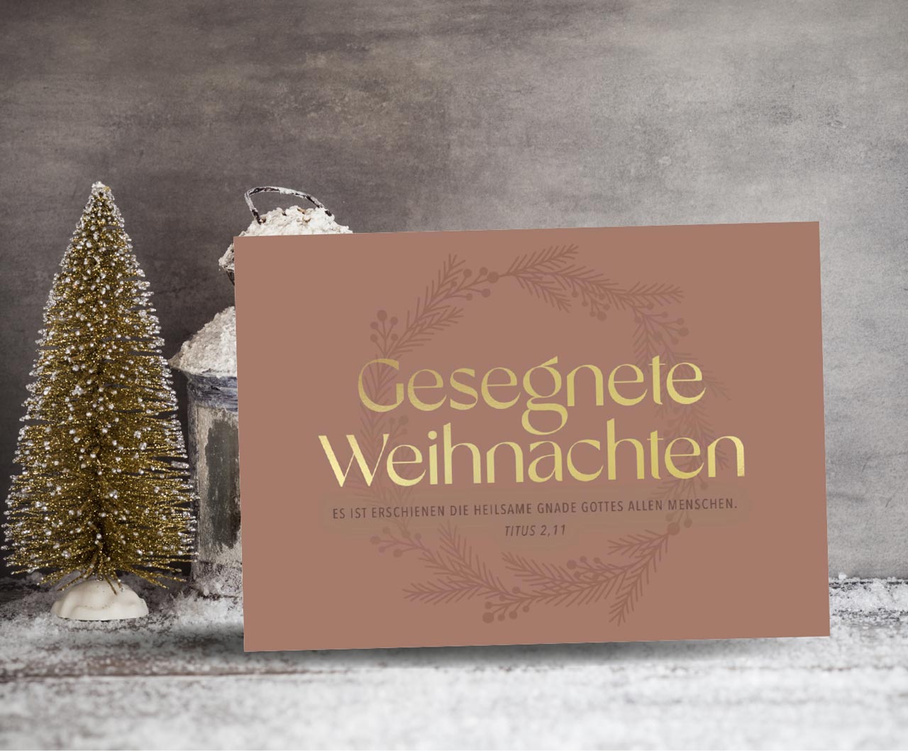 Weihnachtskarte - Gnade Gottes