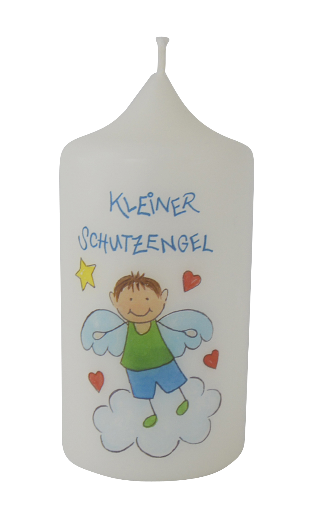 Tischkerze - Kleiner Schutzengel & Junge