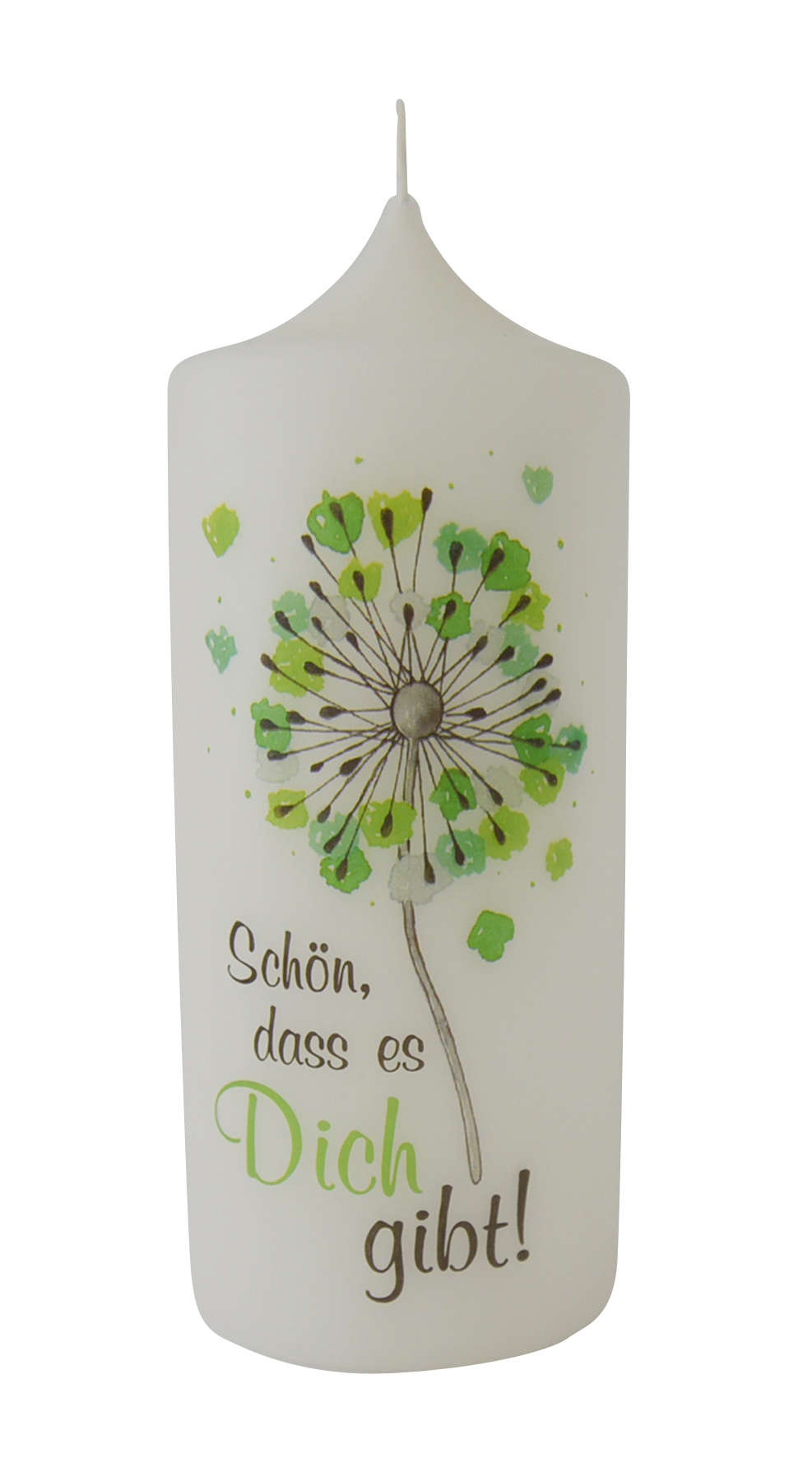 Neutrale Kerze - Schön, dass es dich gibt Neutrale Kerze - Schön, dass es dich gibt