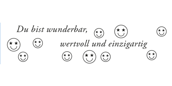Mini-Wortlichtkerze - Du bist wunderbar