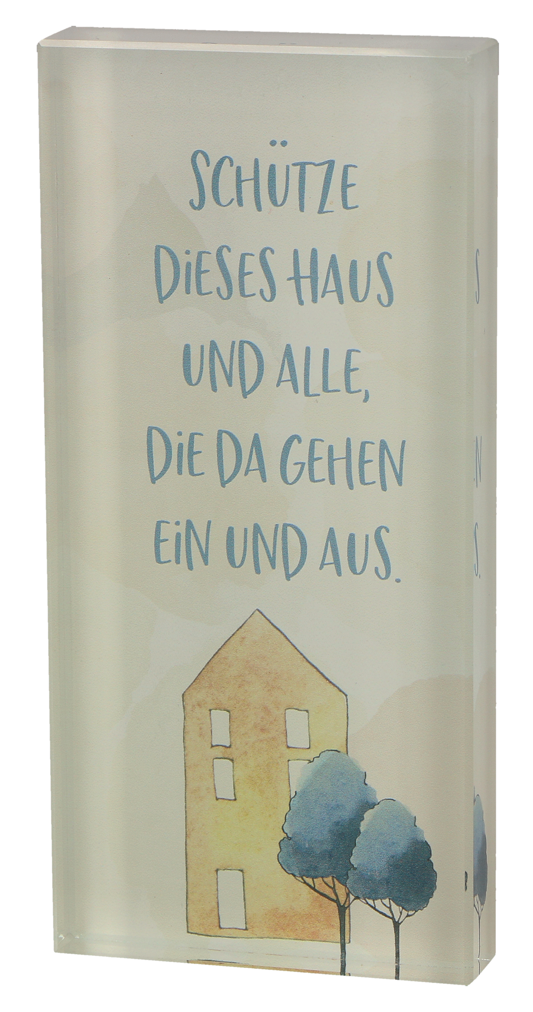 Haussegen - Schütze dieses Haus... & Glas