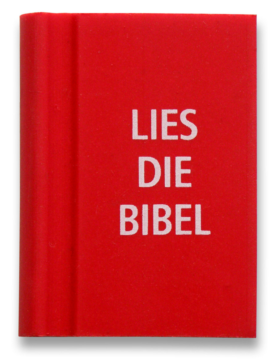 Radiergummi - Lies die Bibel