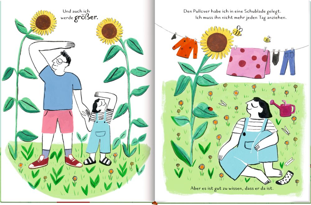 Kinderbuch zur Trauer - Mamas roter Pullover