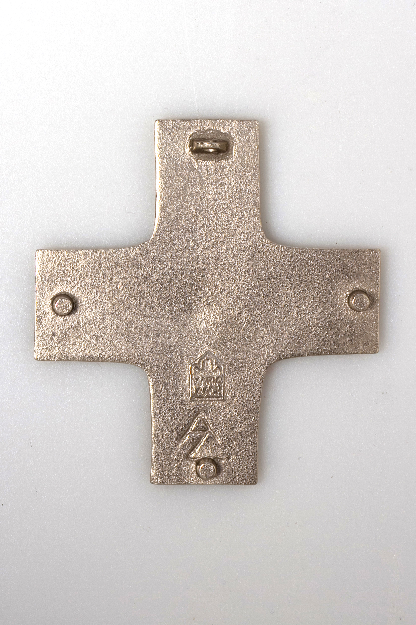 Symbolkreuz - Friedenstaube & Neusilber