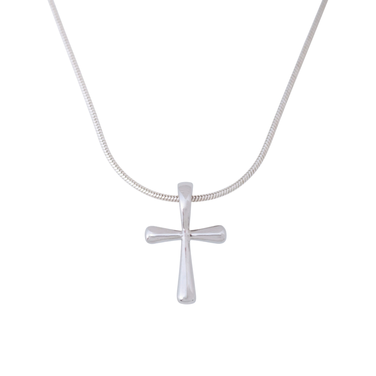 Halskette - Kreuz & Schlangenkette