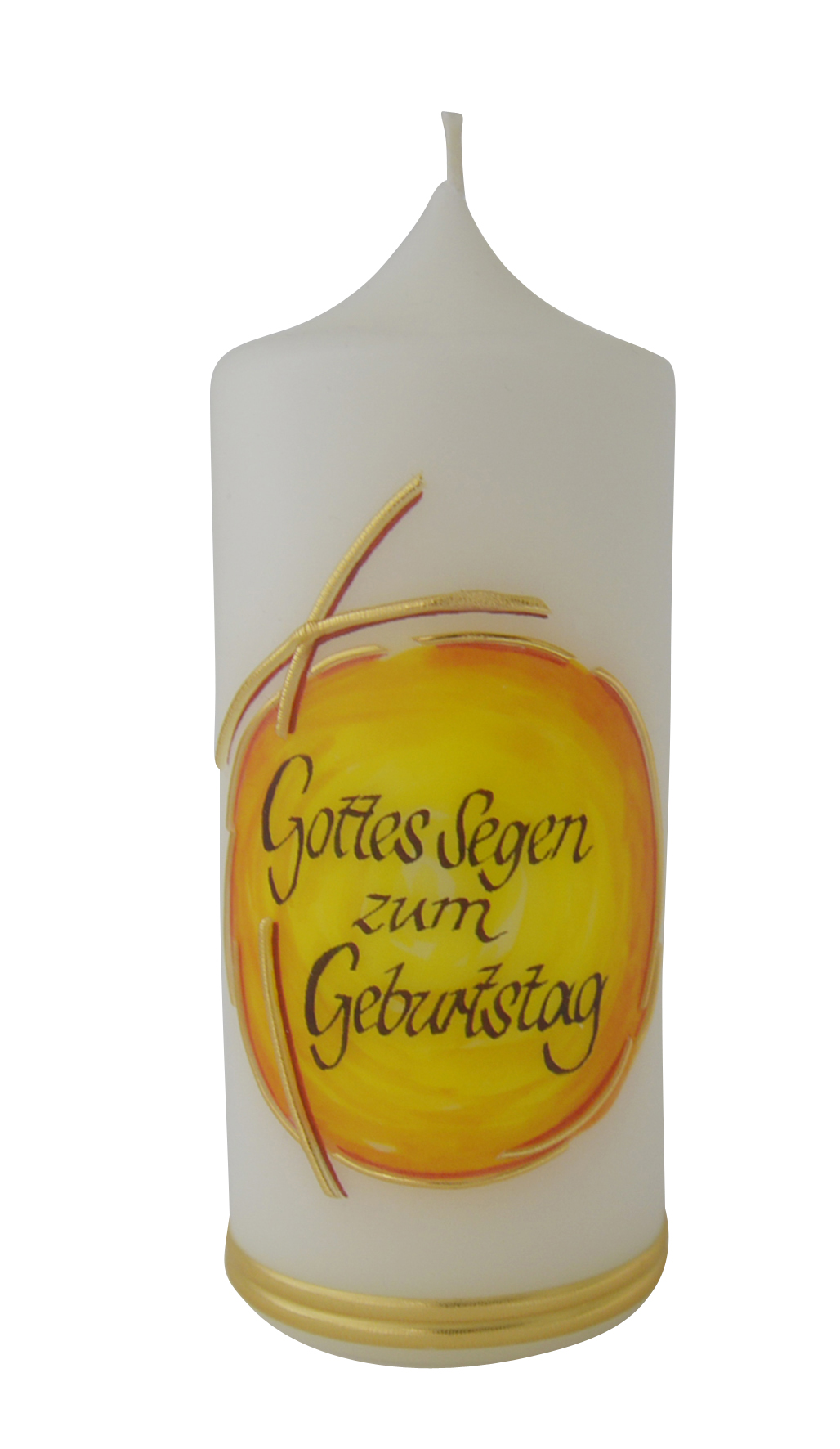 Neutrale Kerze - Gottes Segen zum Geburtstag Neutrale Kerze - Gottes Segen zum Geburtstag