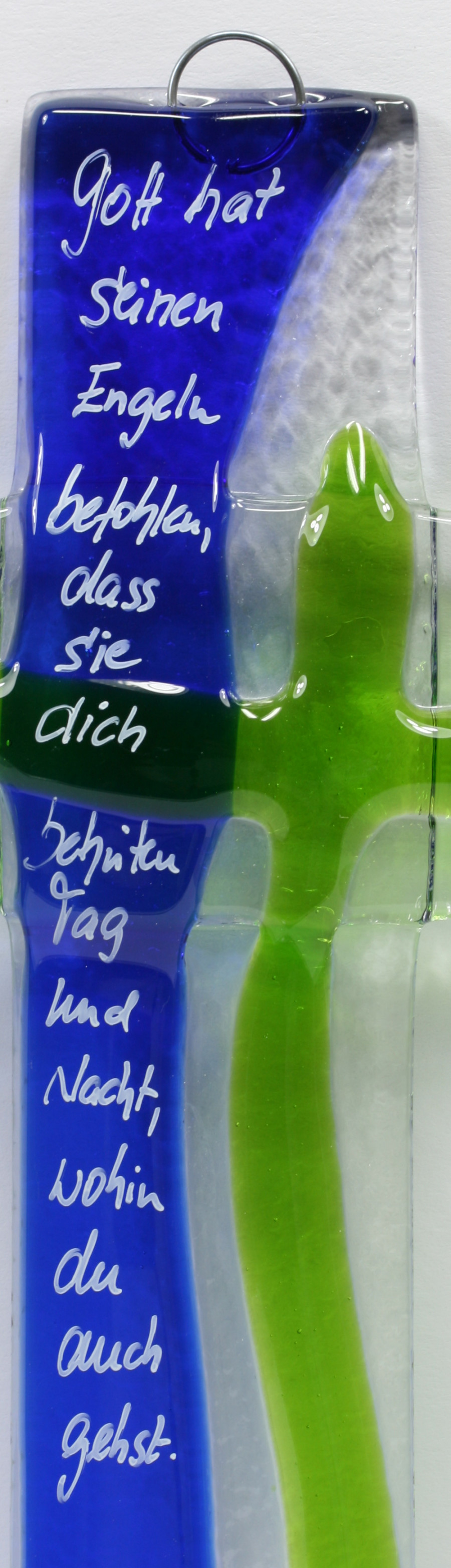 Glaskreuz - Dich zu behüten & Blau-Grün