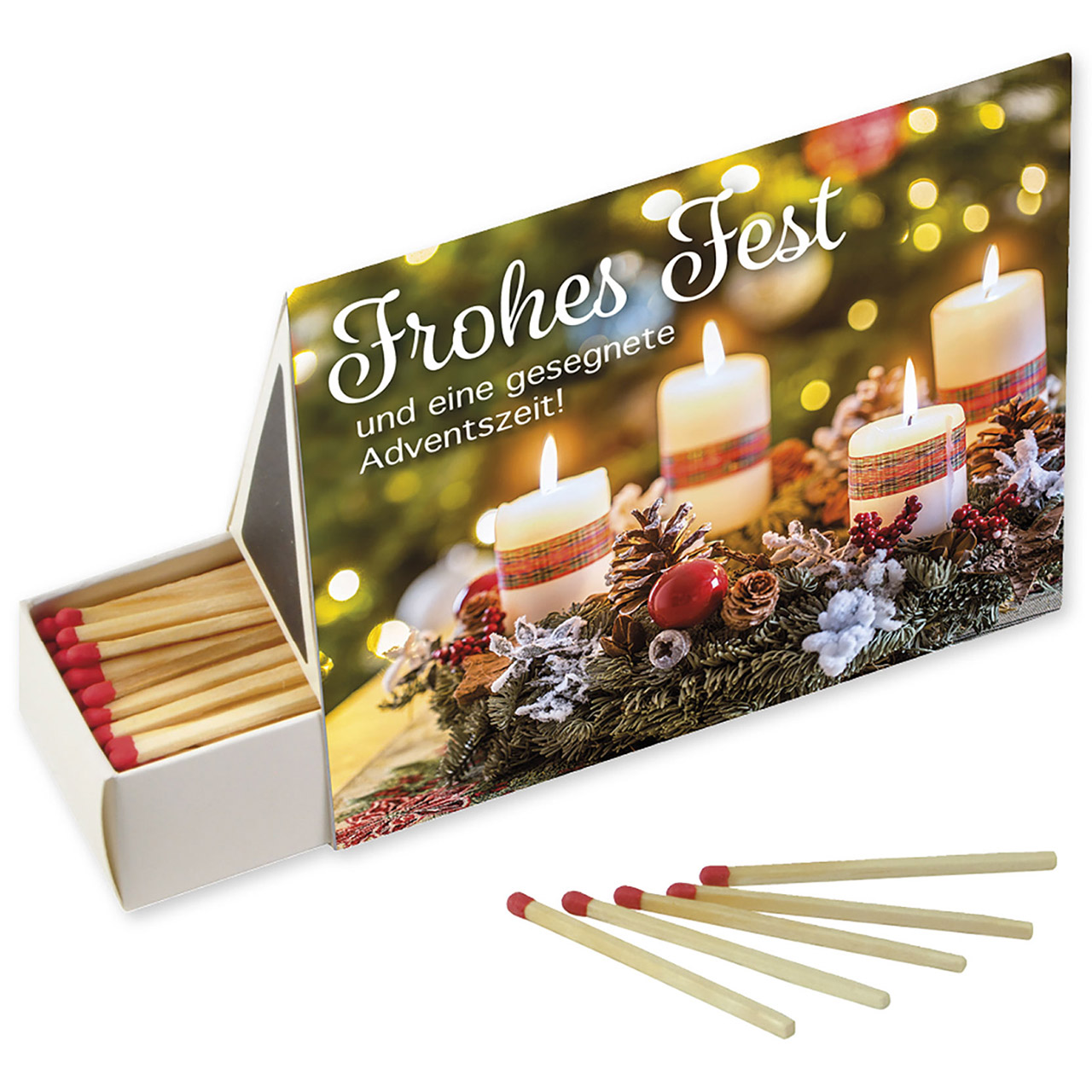 Zünd-Haus-Schachtel - Frohes Fest