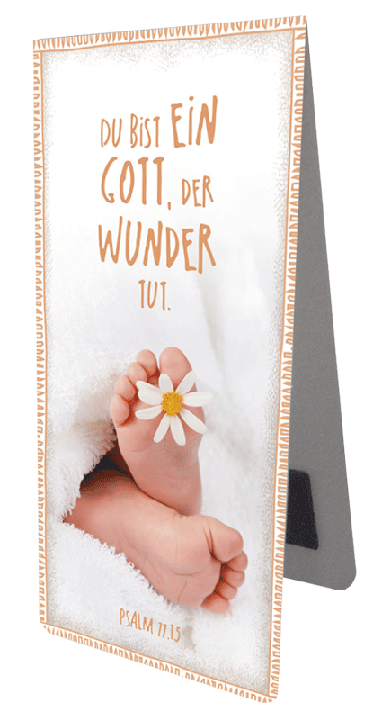 Magnet-Lesezeichen - Du bist ein Gott, der Wunder tut Magnet-Lesezeichen - Du bist ein Gott, der Wunder tut