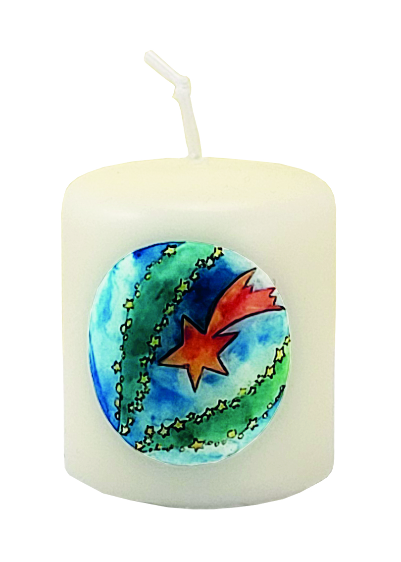 Weihnachts-Mini-Kerze – Stern