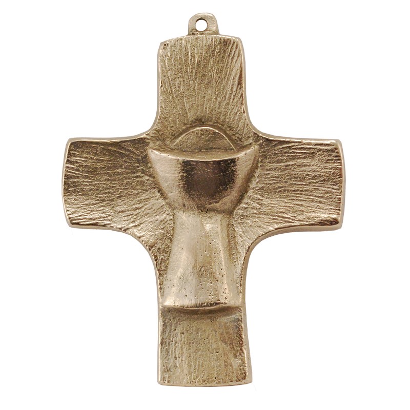 Bronzekreuz - Kelch
