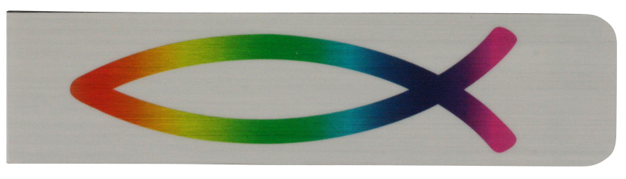 Lesezeichen - Magnet & Fisch Regenbogen