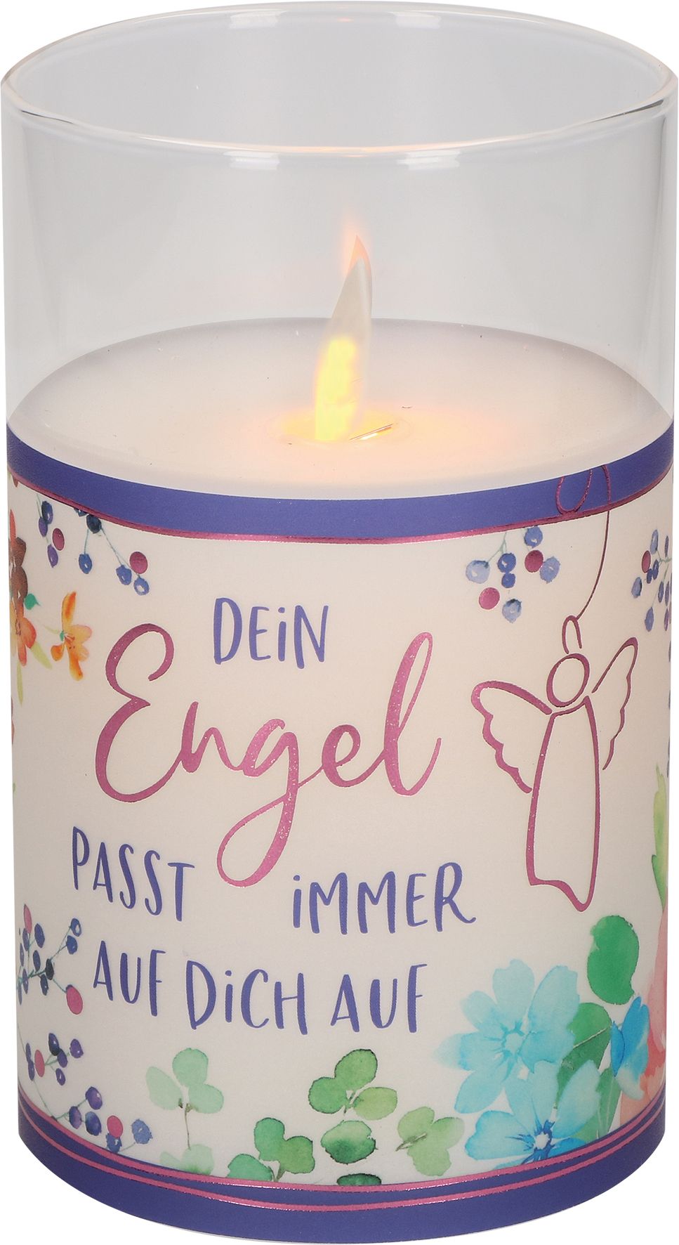 Windlicht - Dein Engel & LED