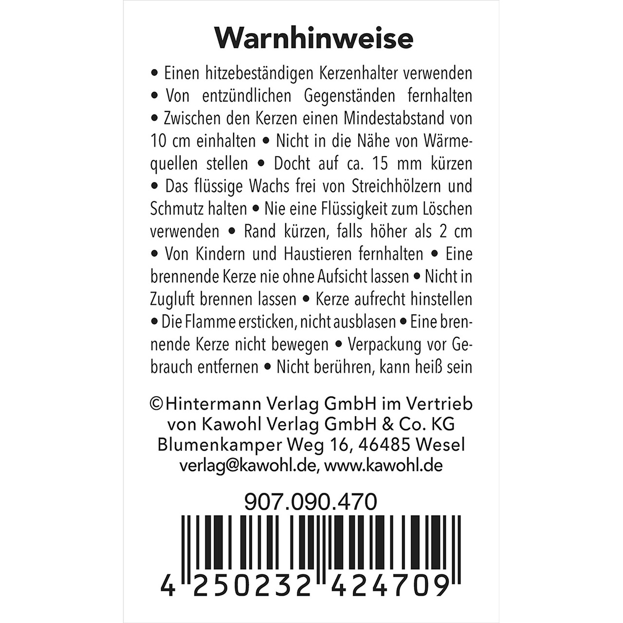 Neutrale Kerze - wunderbar und einzigartig Neutrale Kerze - wunderbar und einzigartig