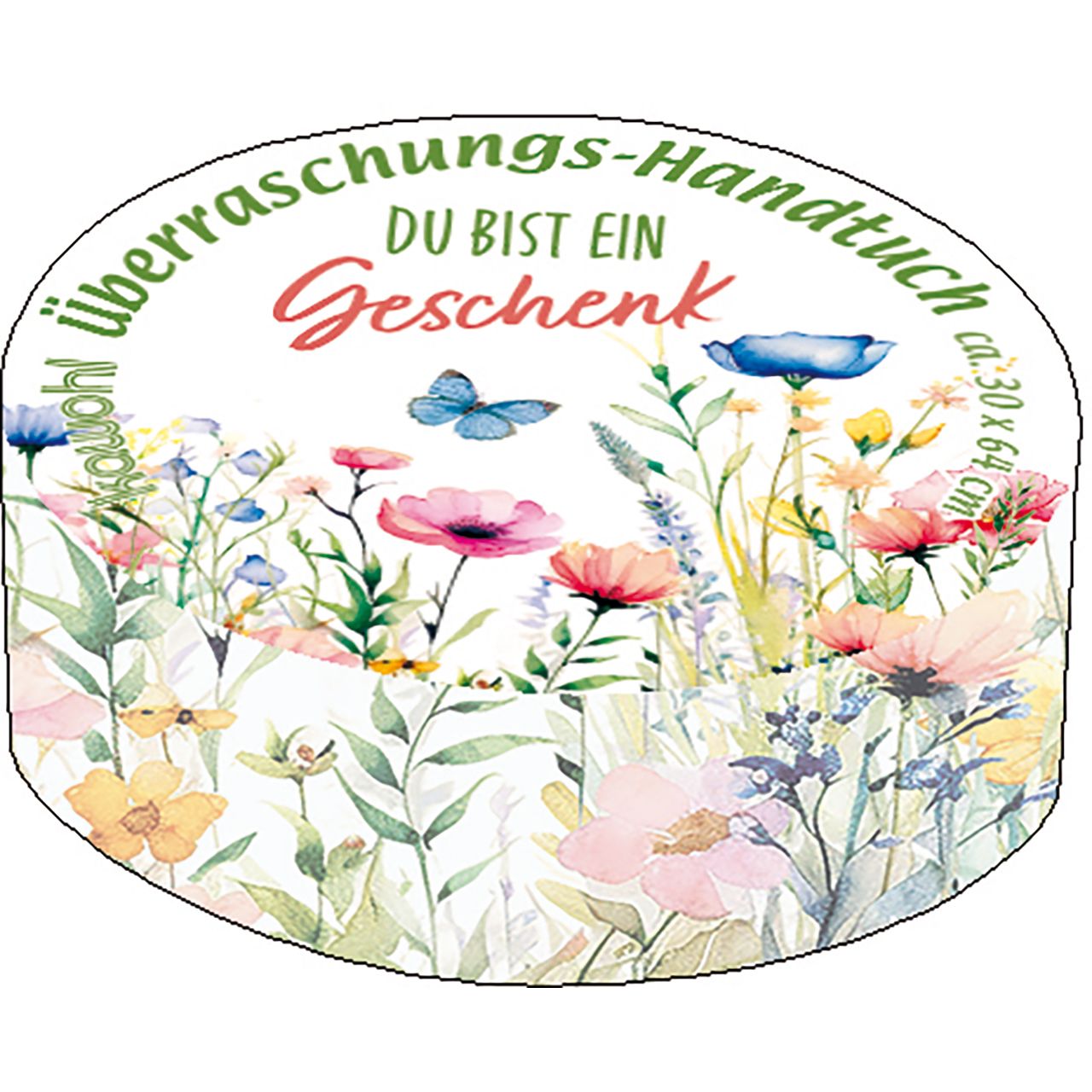 Überraschungs-Handtuch – Du bist ein Geschenk