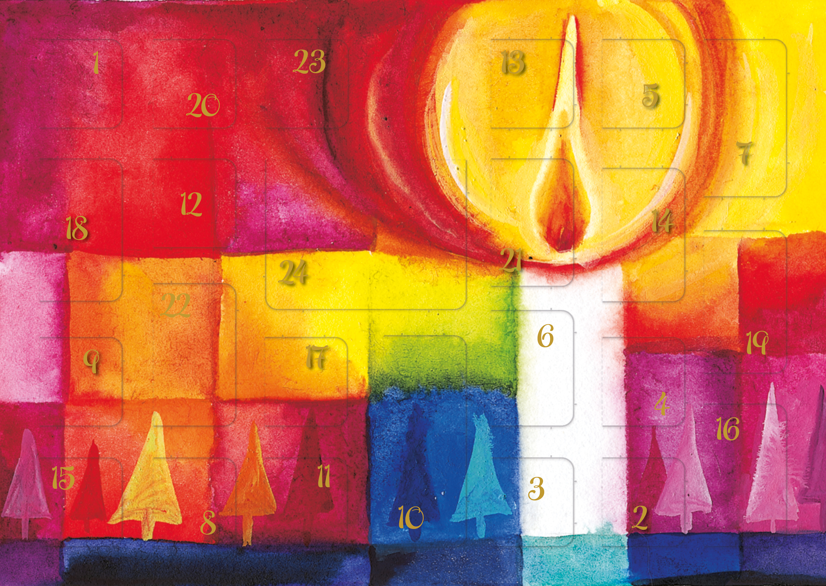 Adventskarte - Genussmomente im Advent & Kalender
