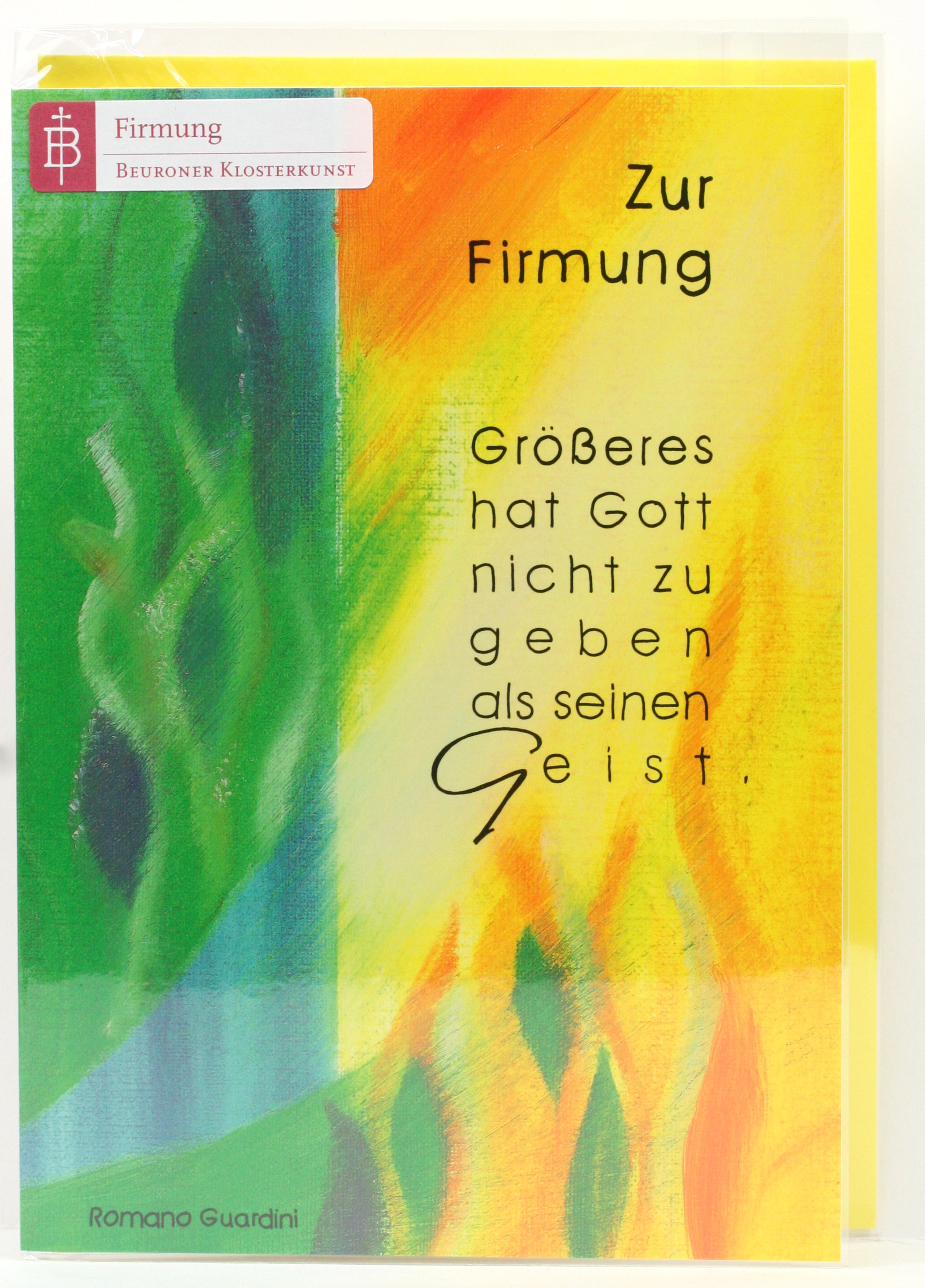 Karte zur Firmung - Flammengaben Karte zur Firmung - Flammengaben