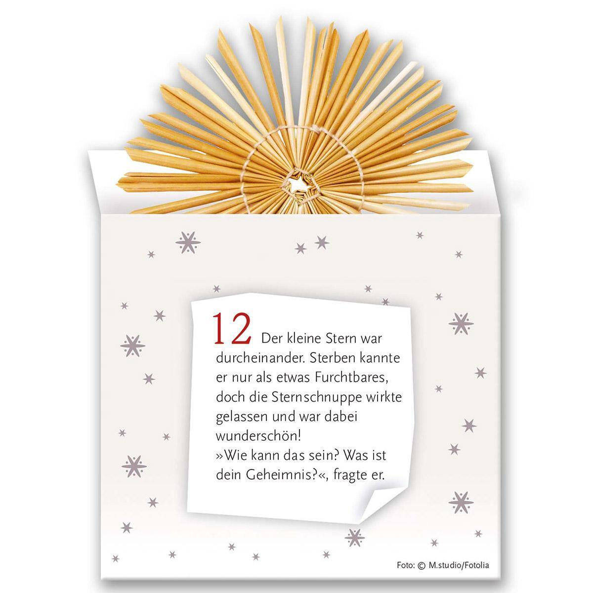 Adventskalender - Strohsterne Adventskalender - Strohsterne
