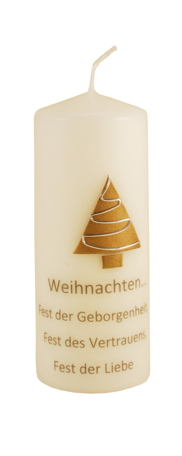 Weihnachtskerze - Fest der Geborgenheit