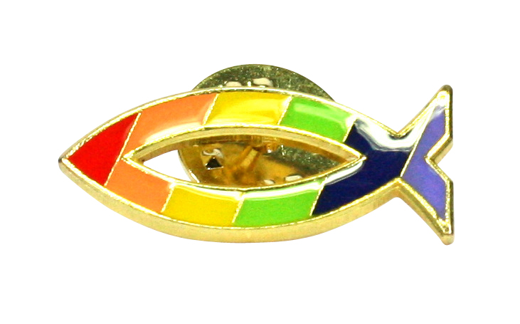 Anstecker - Fisch & Regenbogen Anstecker - Fisch & Regenbogen