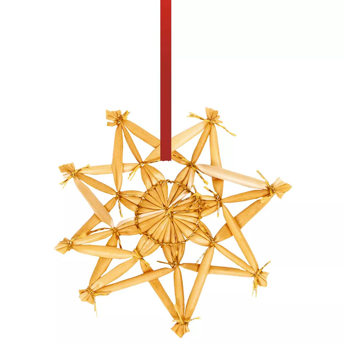 Adventskalender – Strohsterne & Grün