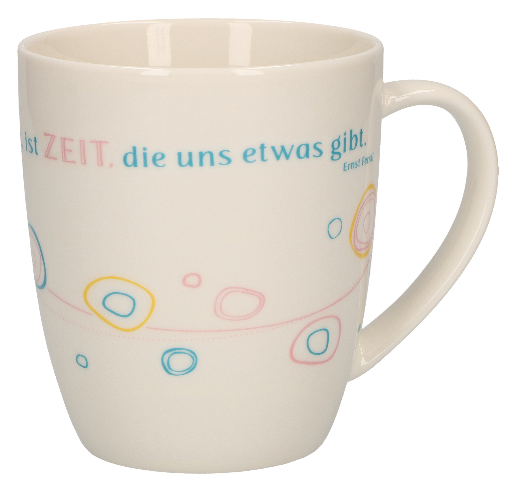 Porzellan-Tasse - Zeit