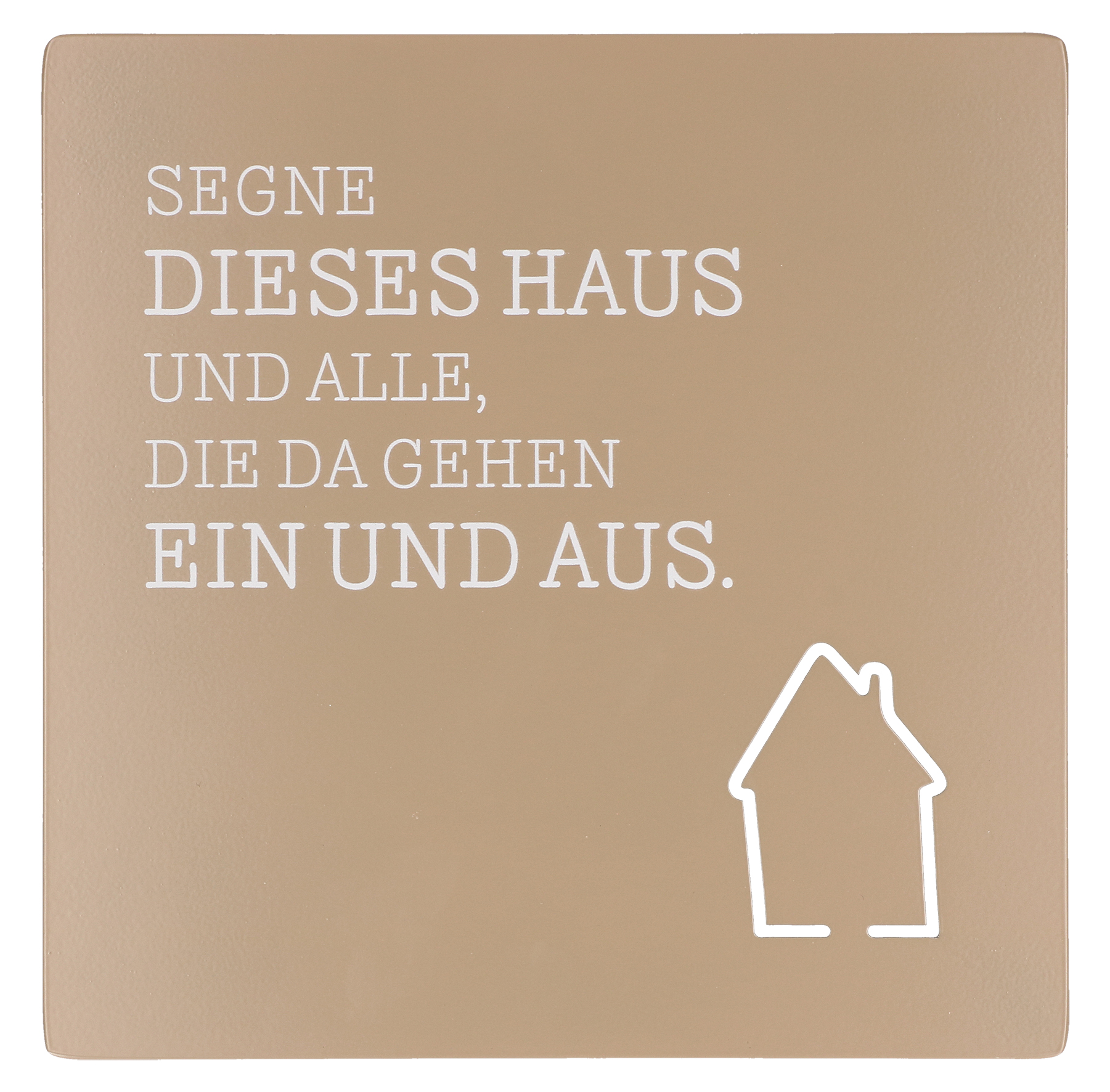 Haussegen - Segne dieses Haus... & Edelstahl