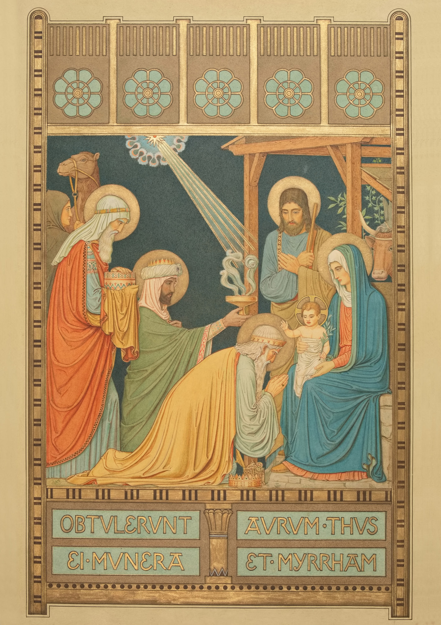 Karte zu Weihnachten – Wir sind gekommen…