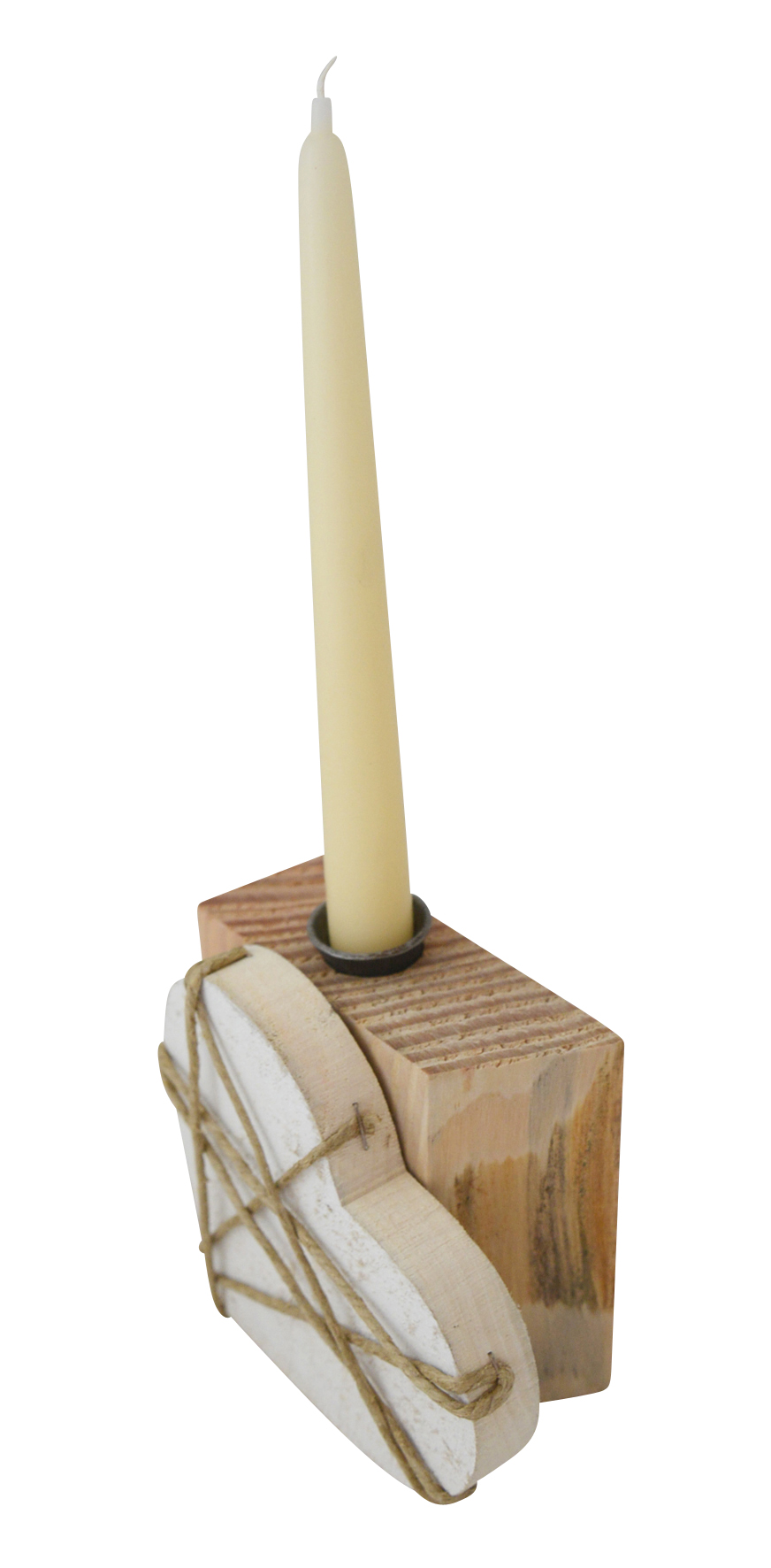 Kerzenhalter - Herz & Holz