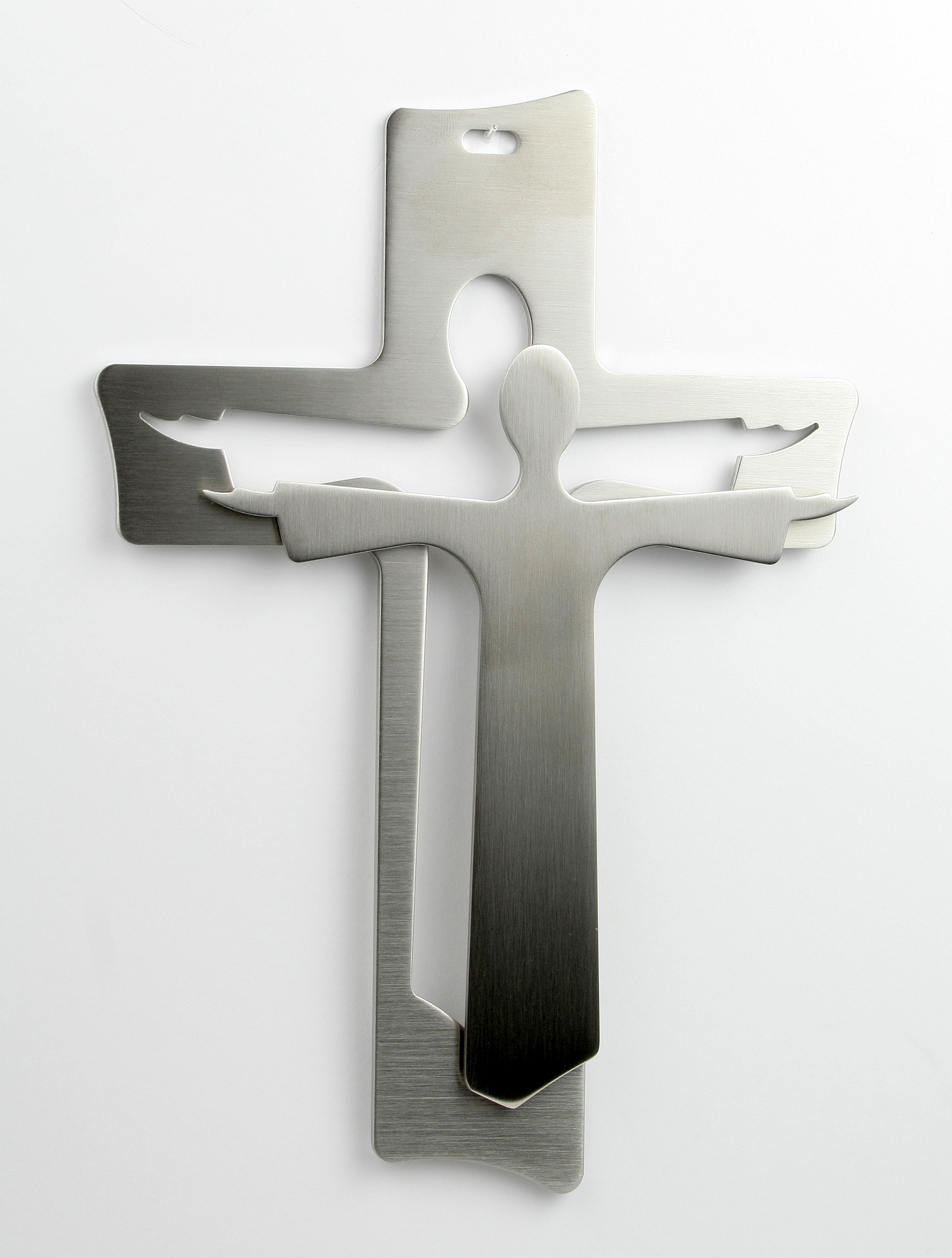 Edelstahl-Kreuz  - Auferstehung & Korpus Edelstahl-Kreuz  - Auferstehung & Korpus