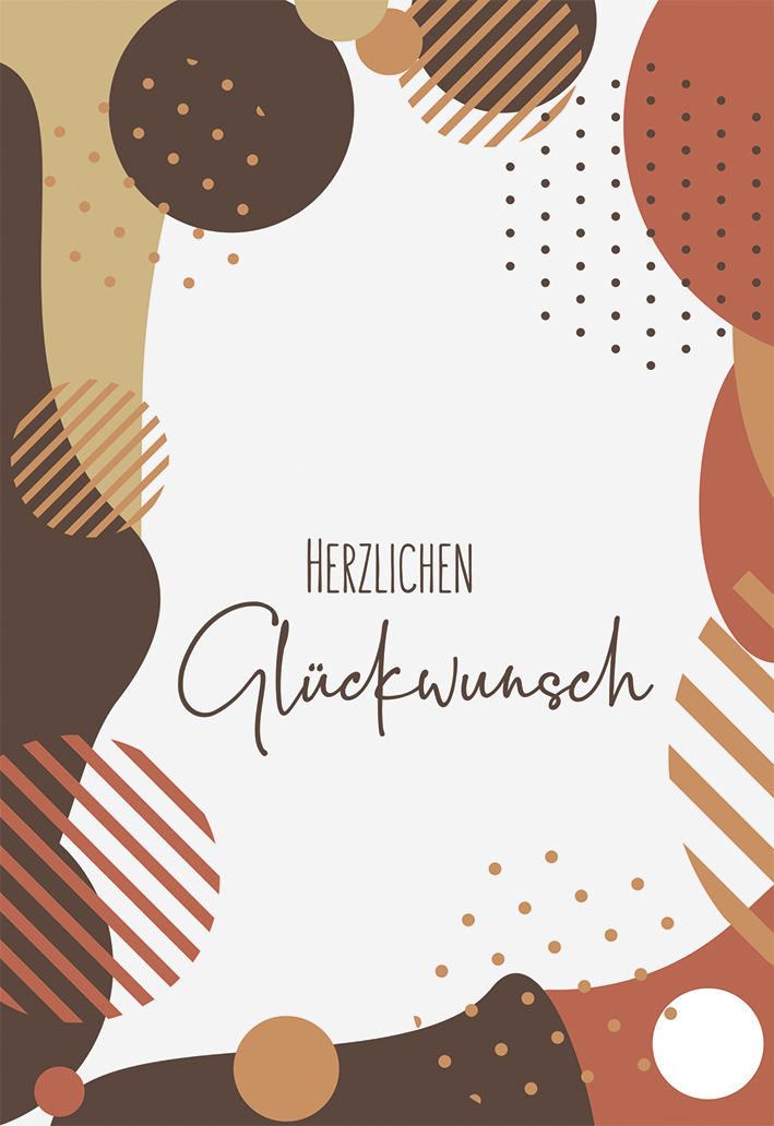 Karte zum Geburtstag - Glückwunsch & Geldgeschenk