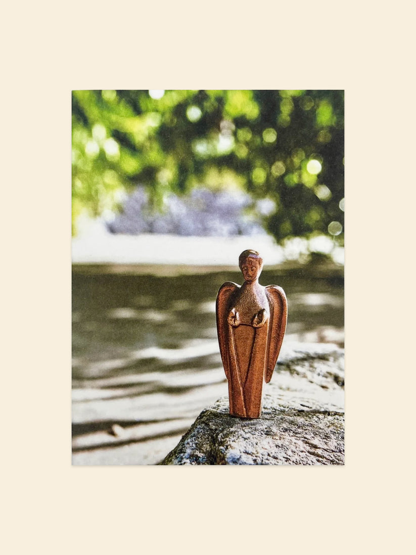Handschmeichler - Bronzeengel & Geschenkkarton