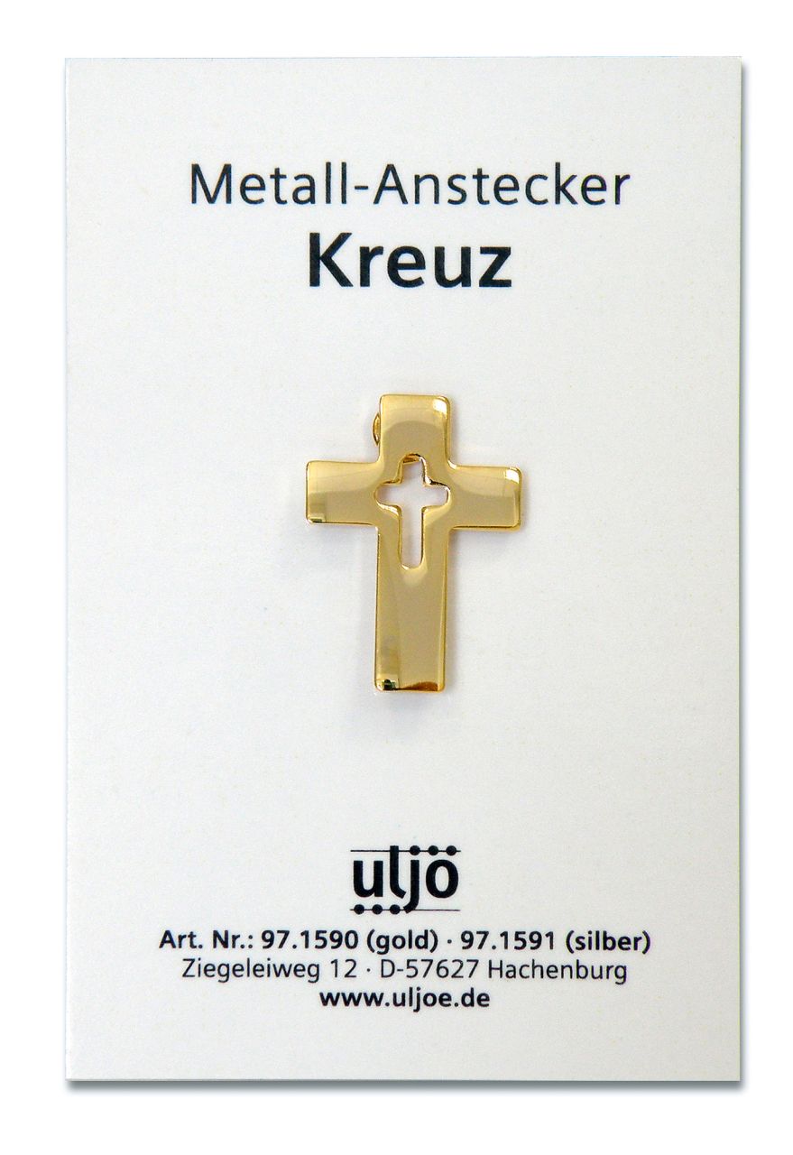 Anstecker - Kreuz im Kreuz