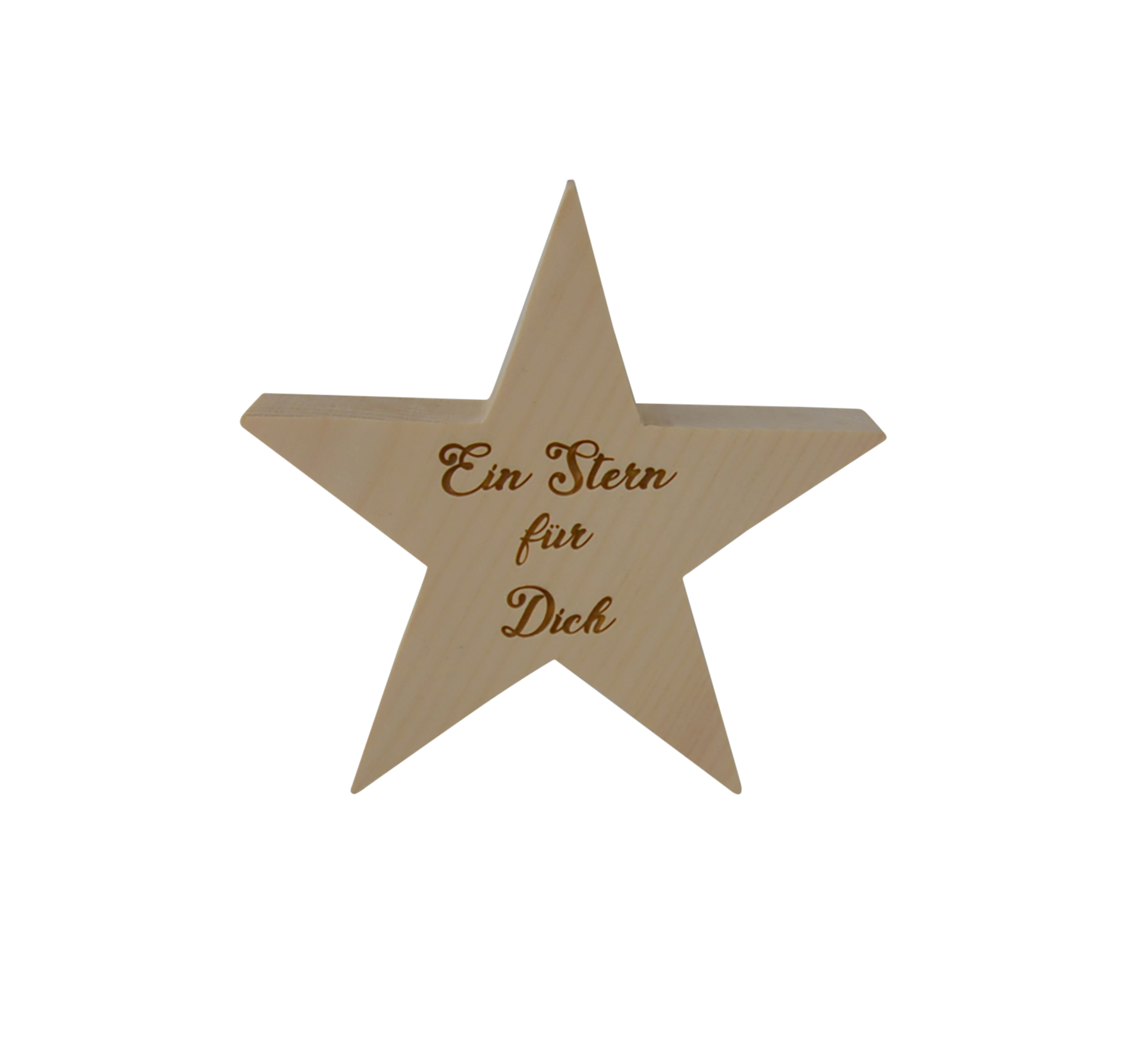 Stern - Ein Stern für Dich & Zirbenholz Stern - Ein Stern für Dich & Zirbenholz