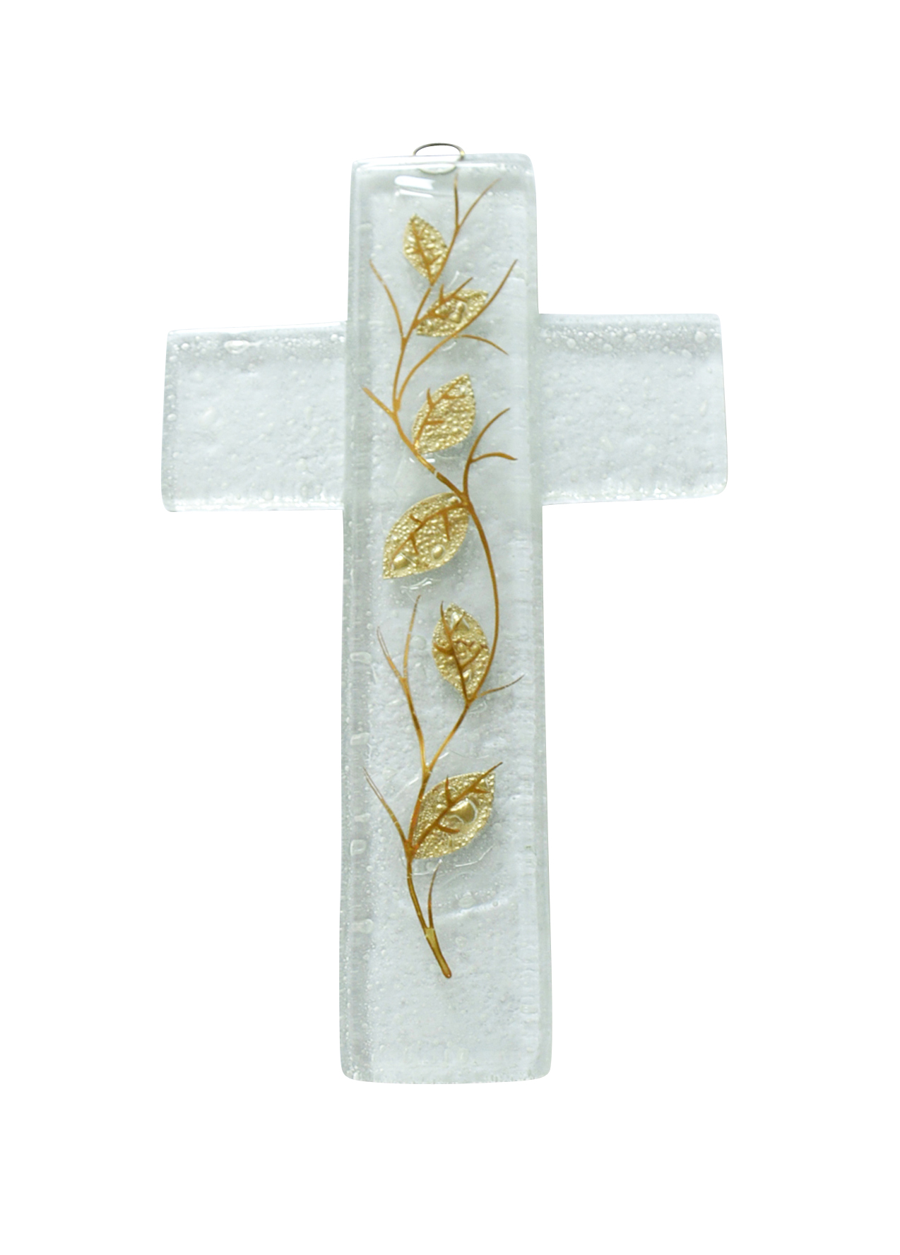 Glaskreuz - Goldene Ranke Glaskreuz - Goldene Ranke