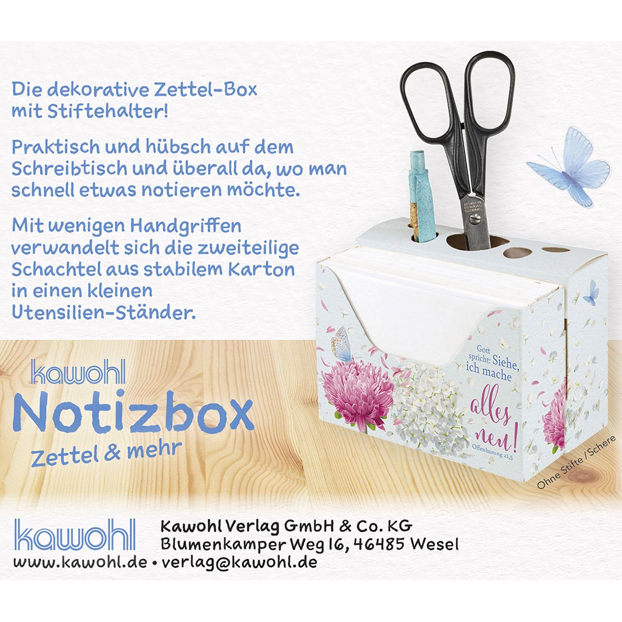 Notizbox - Jahreslosung 2026 Notizbox - Jahreslosung 2026