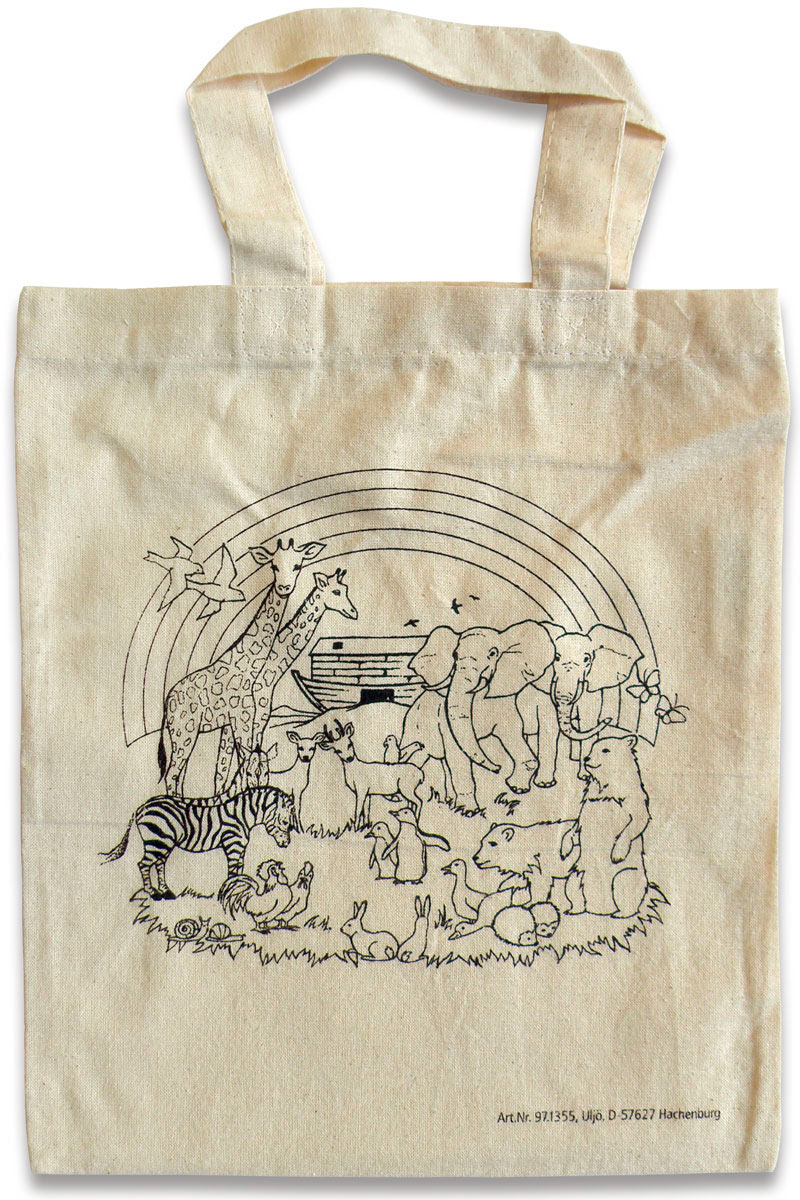 Ausmal-Baumwolltasche - Arche Noah Ausmal-Baumwolltasche - Arche Noah