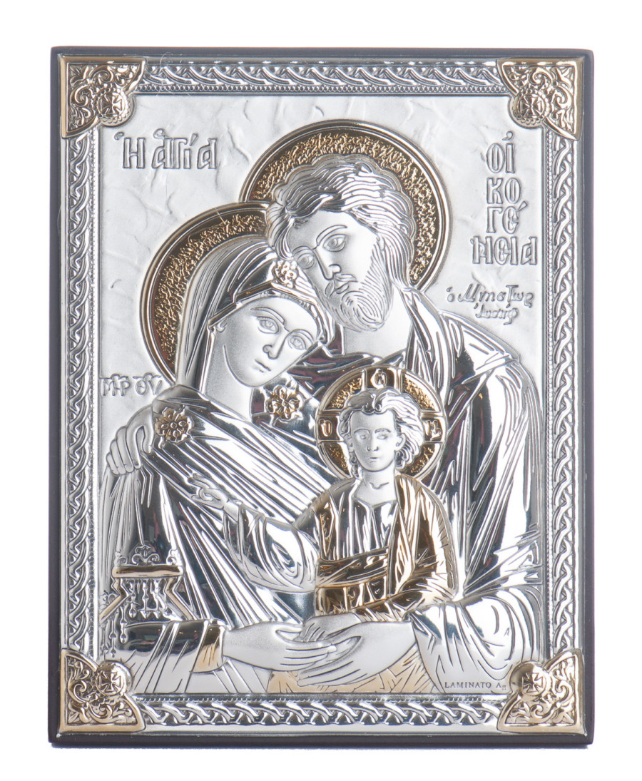 Ikone - Heilige Familie & Silber