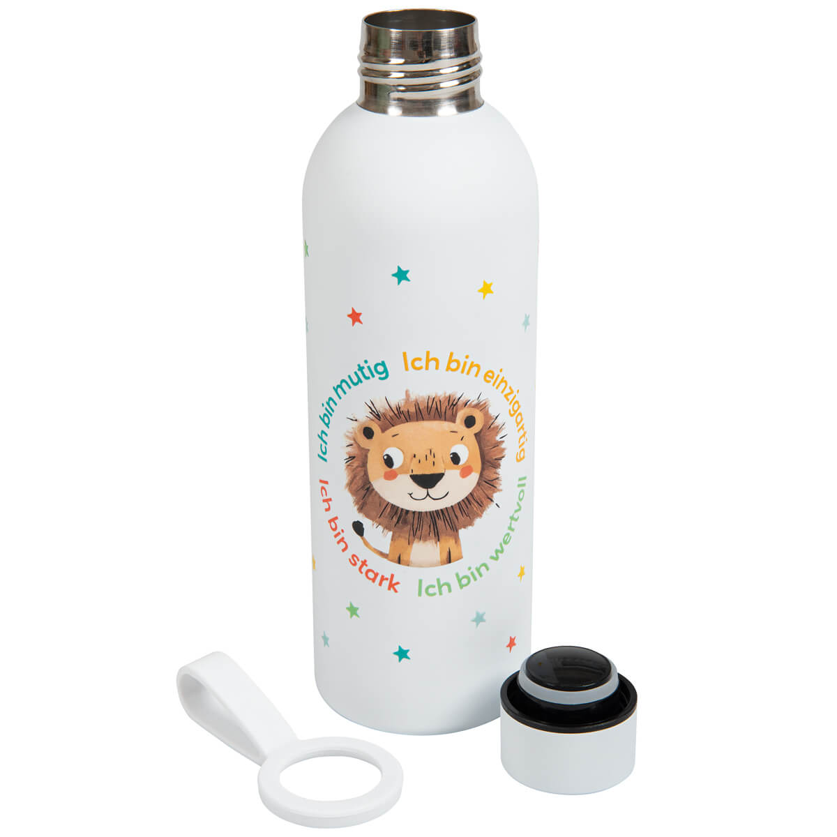 Edelstahl-Trinkflasche – Löwe