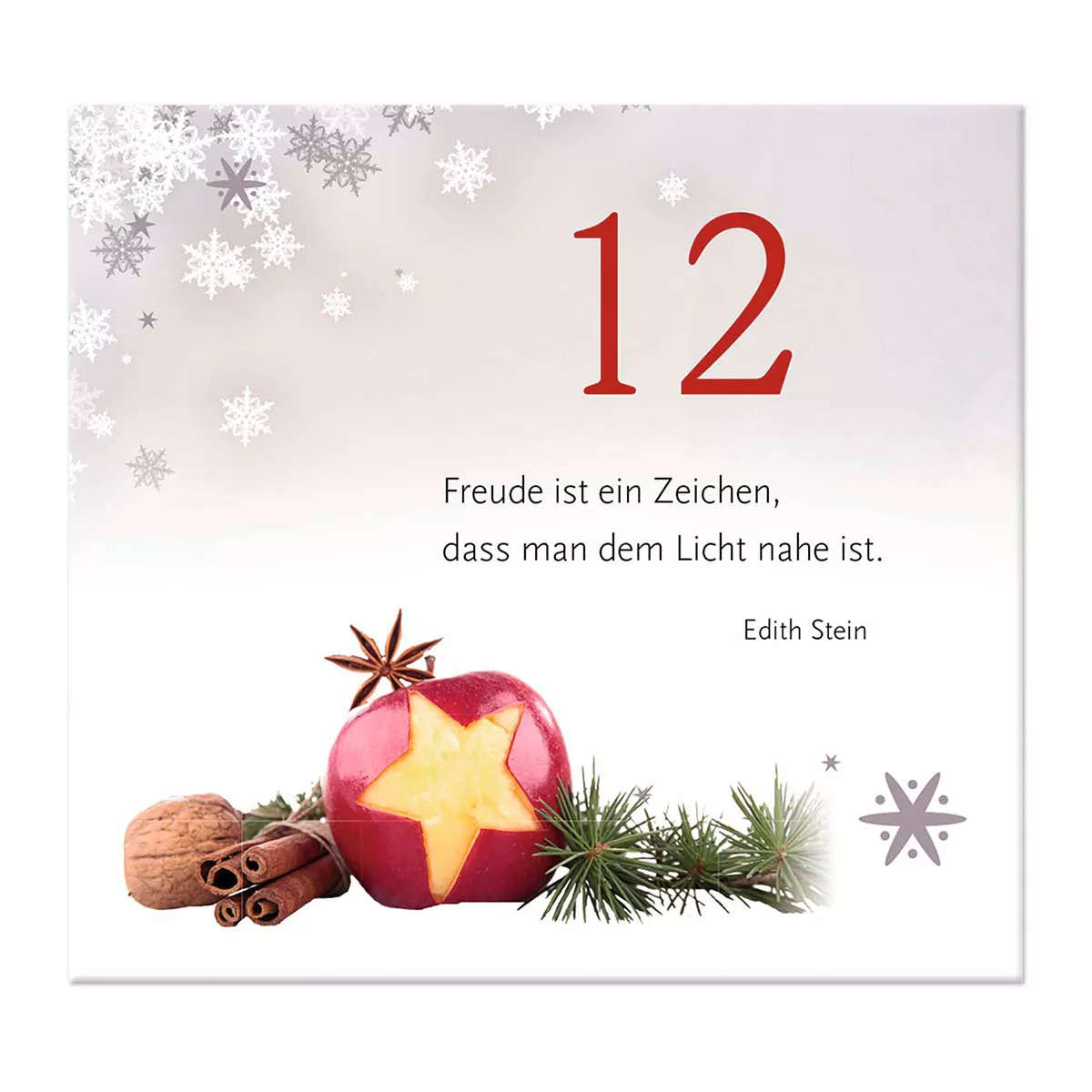 Adventskalender – Strohsterne & Grün
