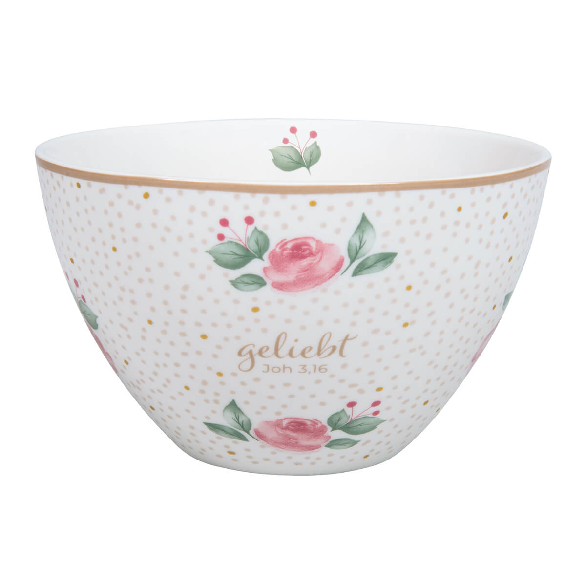 Müslischale – Geliebt & Rosen