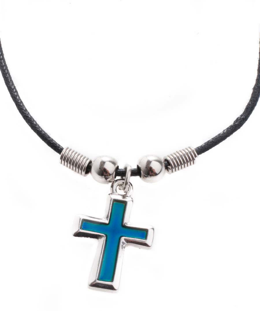 Halskette - Kreuz & Farbwechsel