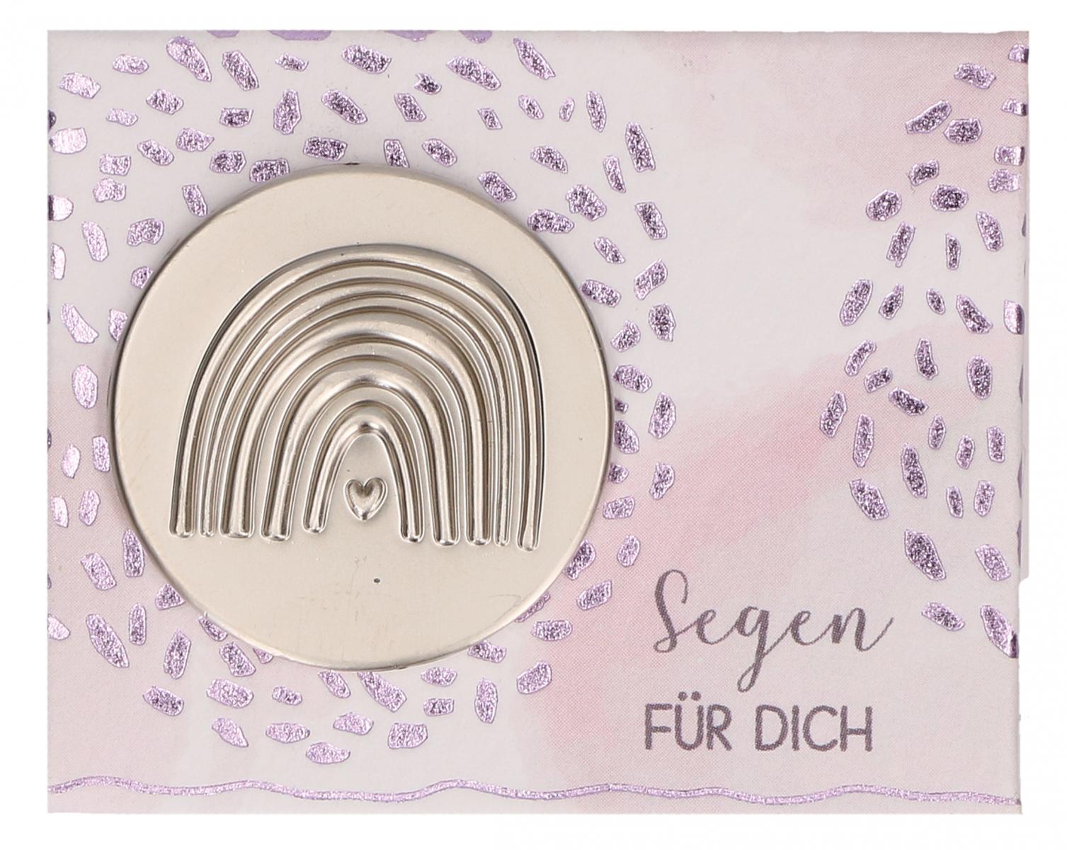 Plakette - Segen für dich & Regenbogen