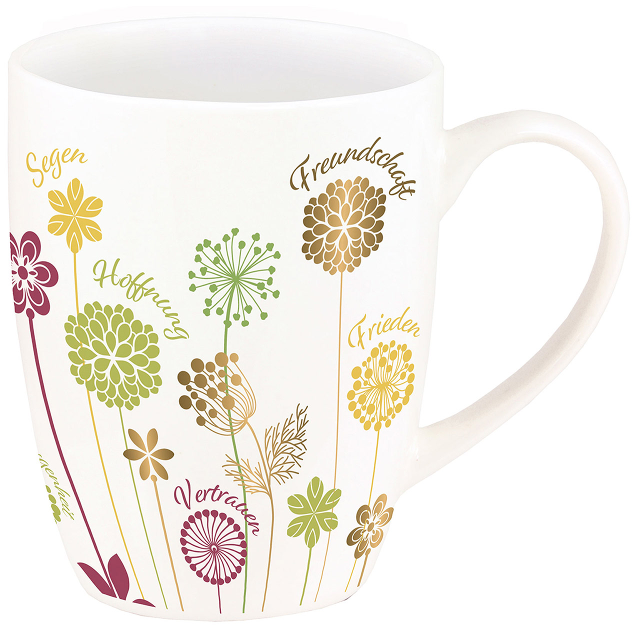 Jumbo-Tasse - Alle guten Wünsche für dich & Golddekor Jumbo-Tasse - Alle guten Wünsche für dich & Golddekor